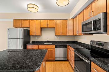 Full appliance package in either black or stainless steel energy star models